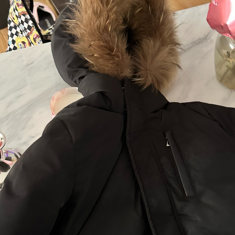 Kids Rudsak down bomber (black) size 7/8.